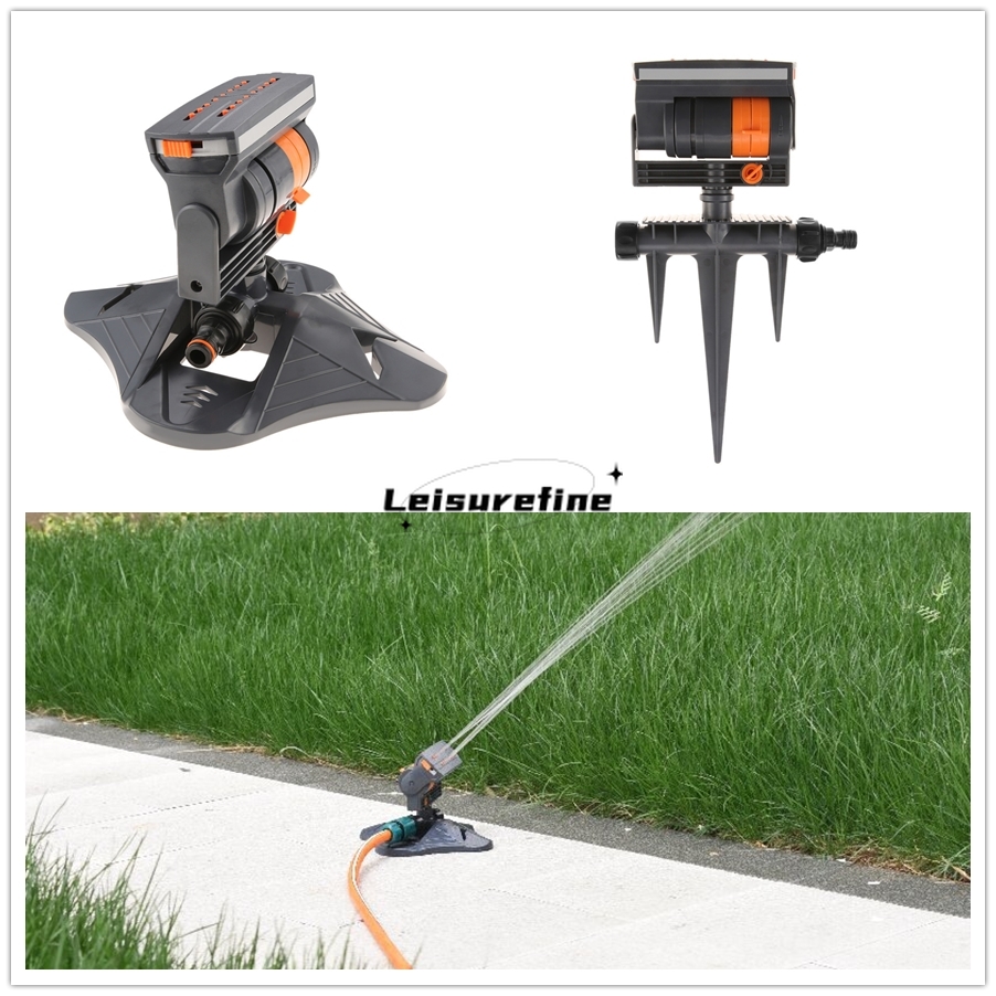 Plant Parenting - สปริงเกอร์รดน้ำสวนอัตโนมัติ ปรับแรงดันน้ำได้ ครอบคลุมพื้นที่กว้าง ระบบให้น้ำแบบหมุน สำหรับสนามหญ้า สวนกลางแจ้ง