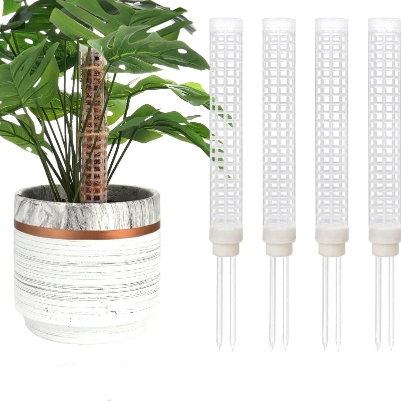 Monstera Thai Constellation - เสาไม้เลื้อยแบบรดน้ำเองได้ 1/2/3 ชิ้น วางซ้อนกันได้ ใช้เป็นเสาสำหรับพืชเลื้อย ช่วยพยุงต้นไม้