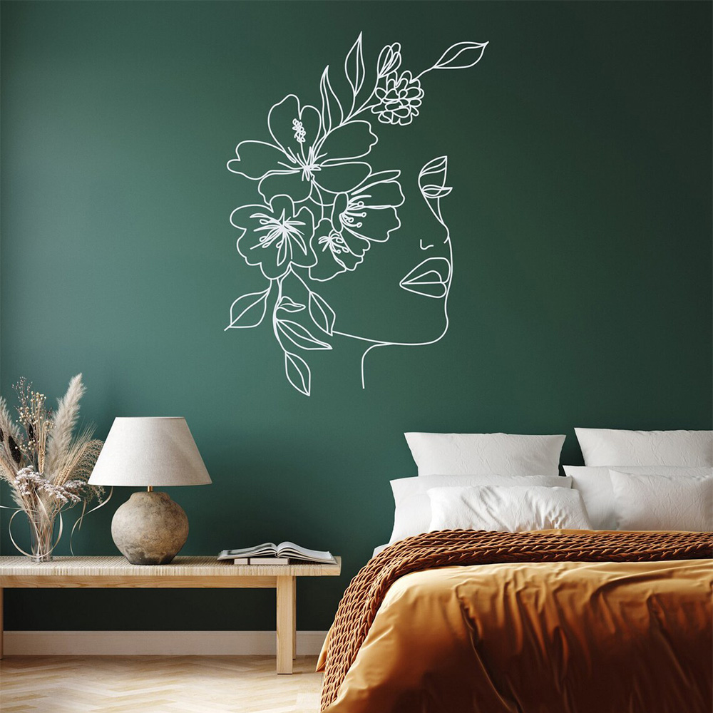 สติกเกอร์ติดผนังไวนิลลายเส้นสำ - Monstera Thai Constellation บทวิจารณ์และราคา