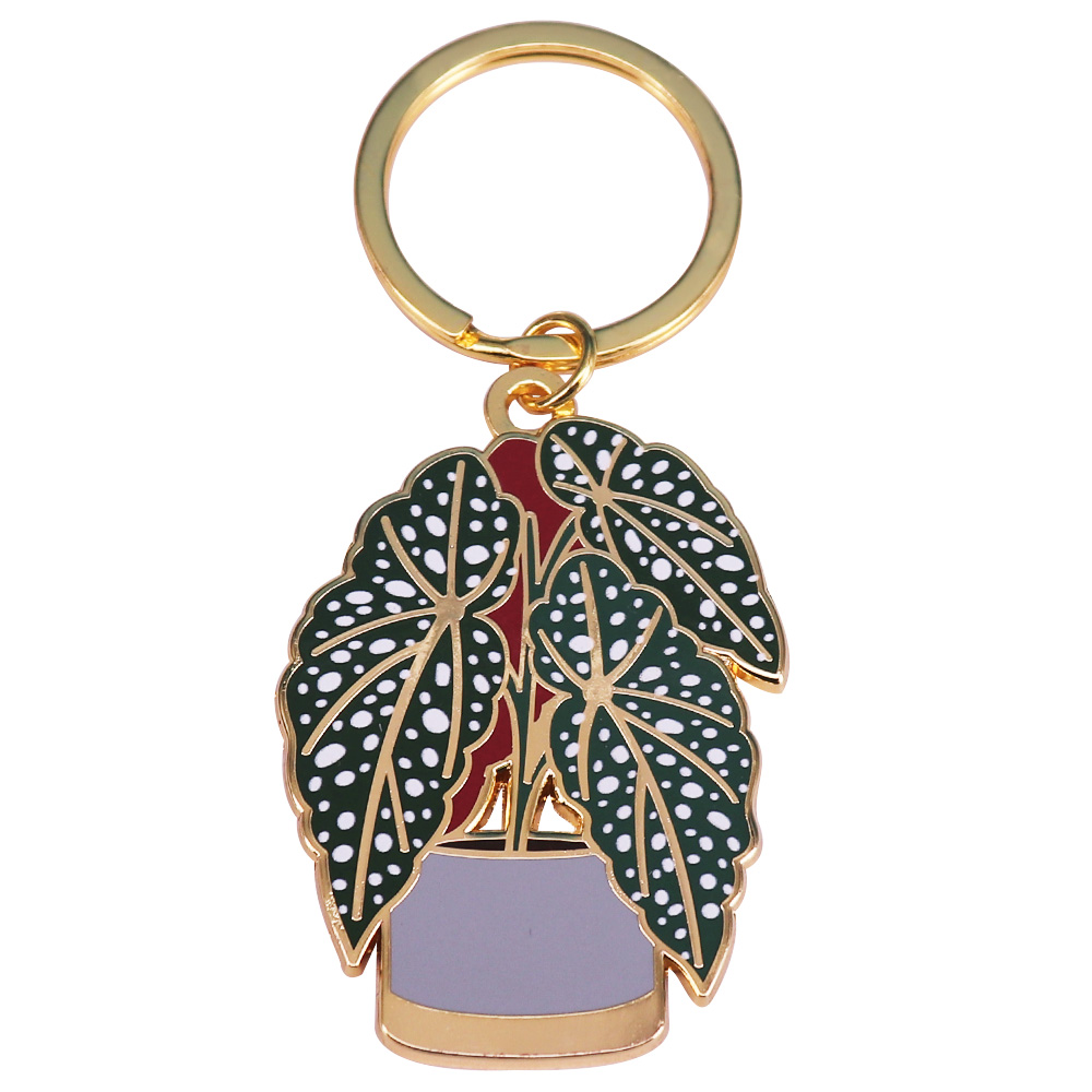 พวงกุญแจต้นไม้น่ารัก Begonia - Monstera Thai Constellation บทวิจารณ์และราคา
