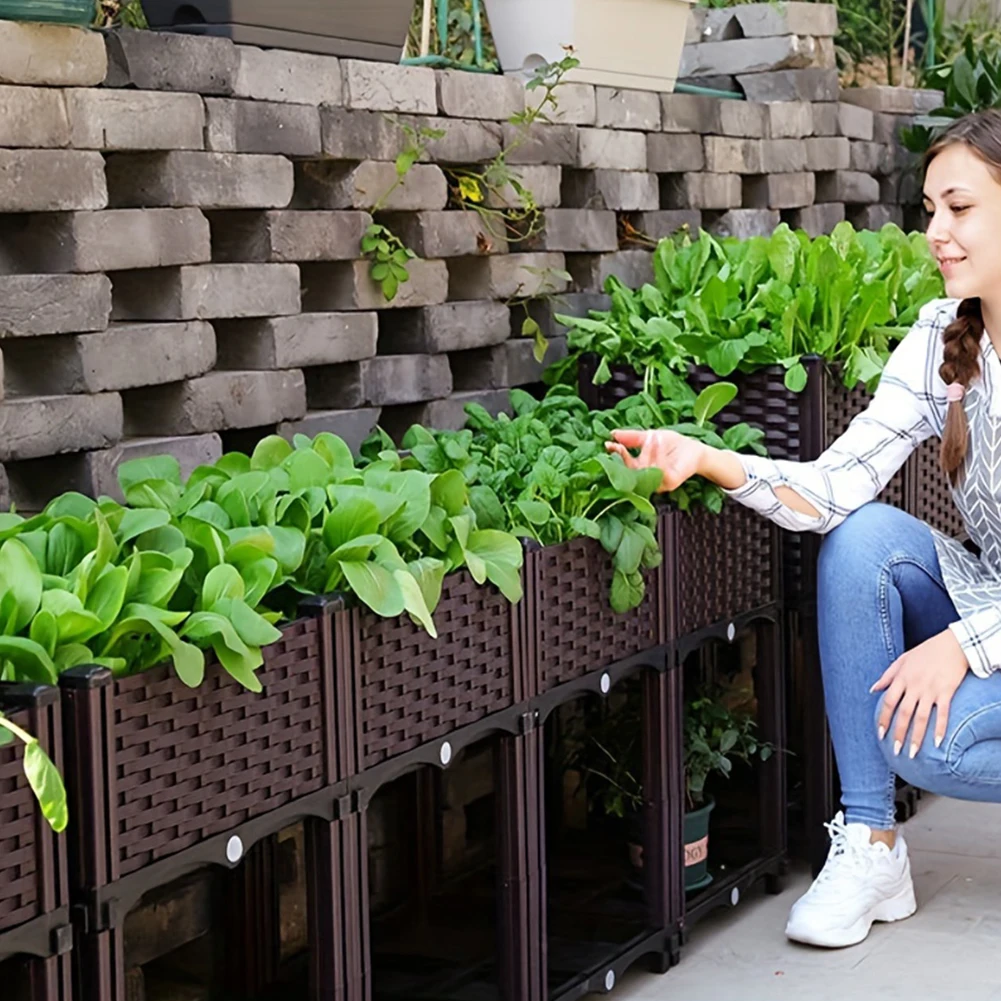 ขนาดใหญ่ความจุเตียงสวนผักกล่อง - Plant Parenting บทวิจารณ์และราคา